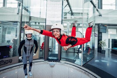 Bodyflying & Indoor Skydiving at FlyStation Munich - Your First Minutes: Briefing, Gear Up, and Instructor Coaching