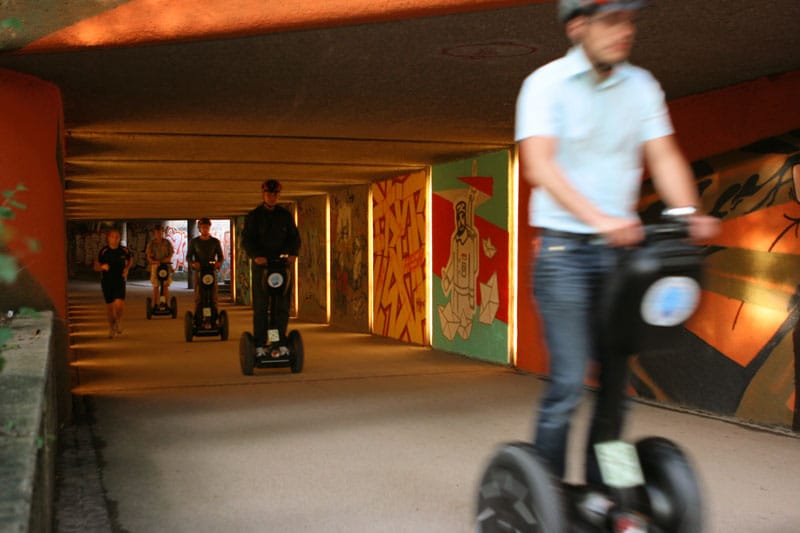 Munich 3-Hour Segway Tour: Nazi Munich & Royal Architecture - Eisbachwelle and Isar River: the break that makes the tour feel alive