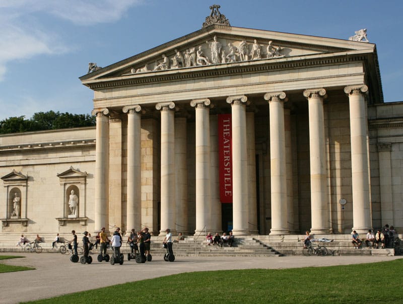 Munich 3-Hour Segway Tour: Nazi Munich & Royal Architecture - Karlsplatz 4 to the safety lesson: get moving fast