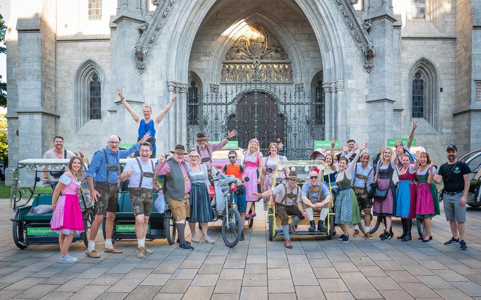 Munich: Old Town and English Garden Rickshaw Tour - The ride toward the English Garden: views that feel like a reset