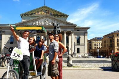 Private Munich Rickshaw City Tour and English Garden - Marienplatz: the medieval heart with a modern pulse