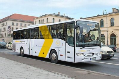 Shared Arrival Transfer: Munich Airport to Munich Central Station - Where to find the Lufthansa Express bus at the airport