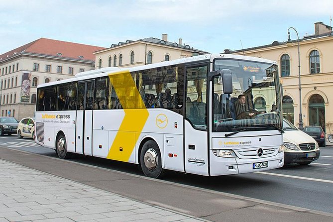 Shared Arrival Transfer: Munich Airport to Munich Central Station - Where to find the Lufthansa Express bus at the airport